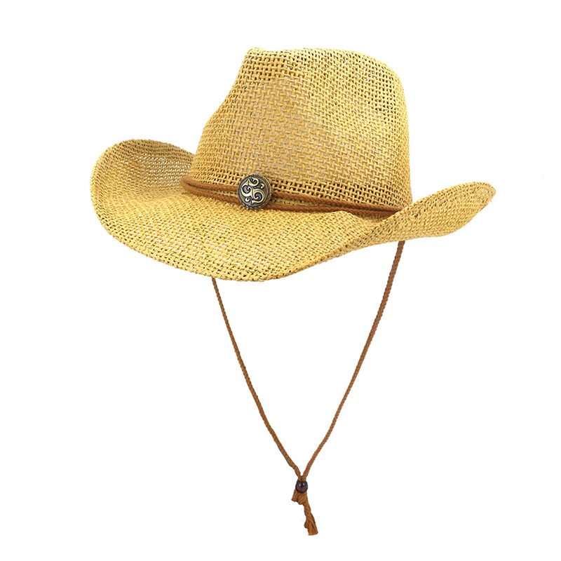 Voksen Sun Straw Western cowboyhat