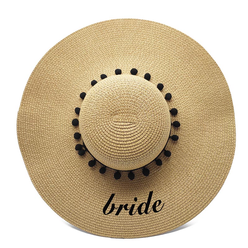 Personlig bryllupsrejse Bride Ladys Floppy Solhat